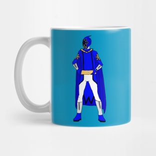 Ancient Warrior Blue Mug